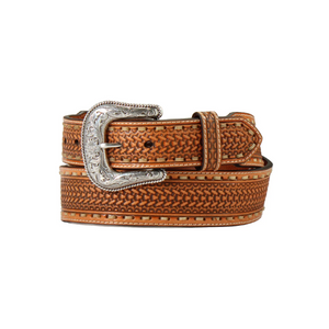 Nocona Men's Basket Weave Rawhide Buck Lace Belt Nocona Men's Basket Weave Rawhide Buck Lace Belt