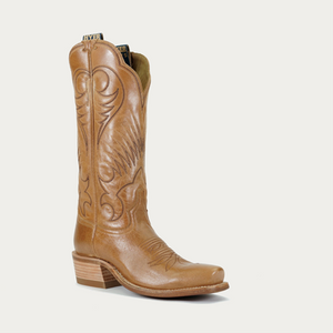 Hyer Women's Tan Leawood Cutter Toe Boots Hyer Women's Tan Leawood Cutter Toe Boots