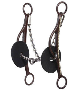 Professional's Choice Brittany Pozzi Long Gag Twisted Wire Snaffle Bit
