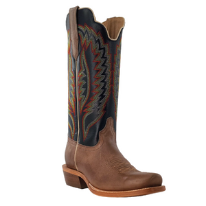 RW Ranch Women's Black Coffee Sand Dune Cowhide Boots RW Ranch Women's Black Coffee Sand Dune Cowhide Boots