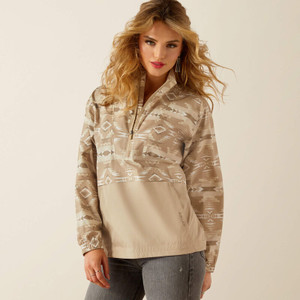 Ariat Women's White Pepper Whisper Pullover Jacket Ariat Women's White Pepper Whisper Pullover Jacket