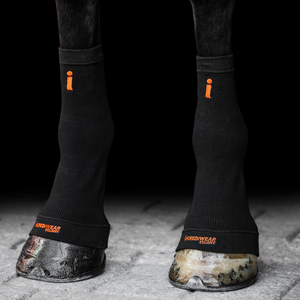 Incrediwear Equine Black Circulation Hoof Socks Black Incrediwear Equine Black Circulation Hoof Socks Black
