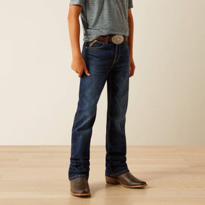Ariat Boys' Pima B4 Relaxed Rolland Boot Cut Jeans