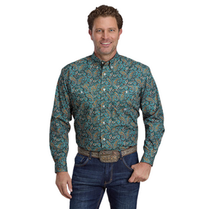 Roper Men's Dusk Paisley Long Sleeve Shirt Roper Men's Dusk Paisley Long Sleeve Shirt