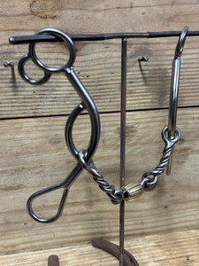 Jodi Hinson Twisted Wire Cricket Medium Gag Shank Bit