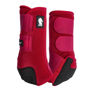 Classic Equine Legacy2 Crimson Hind Support Boots Classic Equine Legacy2 Crimson Hind Support Boots