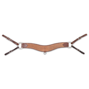 Martin Saddlery Wrapped Natural Roughout 4" Steer Roper Breastcollar Martin Saddlery Wrapped Natural Roughout 4" Steer Roper Breastcollar