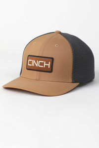 Cinch Men's Brown Patch FlexFit Cap Cinch Men's Brown Patch FlexFit Cap
