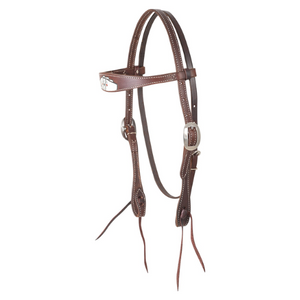 Martin Saddlery Browband Headstall with Card Suite Tooling
