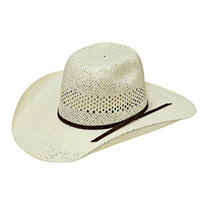 Twister Youth Ivory Twisted Weave Straw Hat