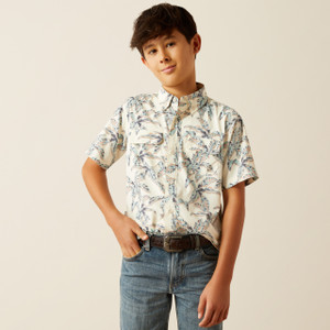 Ariat Boy's Papyrus VentTEK Outbound Short Sleeve Shirt Ariat Boy's Papyrus VentTEK Outbound Short Sleeve Shirt