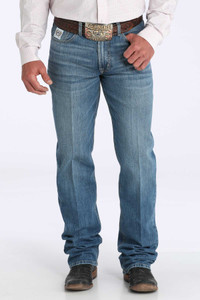 Cinch Men's Relaxed Fit Medium Stone White Label Straight Leg Jeans Cinch Men's Relaxed Fit Medium Stone White Label Straight Leg Jeans
