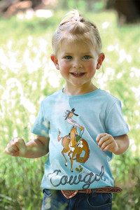 Cruel Girl Toddler Cowgirl Print Tee