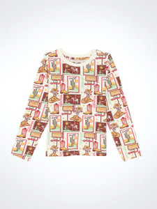 Wrangler Girl's Long Sleeve Postcard Western Graphic Wrangler Girl's Long Sleeve Postcard Western Graphic