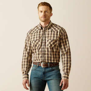 Ariat Men's Cream Wrinkle Free Ethan Classic Fit Shirt Ariat Men's Cream Wrinkle Free Ethan Classic Fit Shirt