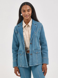 Wrangler Women's Denim Blazer Wrangler Women's Denim Blazer