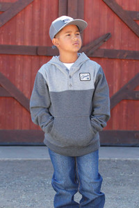 Cinch Boy's Charcoal Pullover Hoodie Cinch Boy's Charcoal Pullover Hoodie