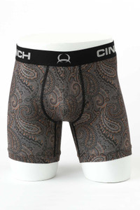 Cinch Men's 6" Paisley Boxer Brief Cinch Men's 6" Paisley Boxer Brief