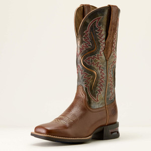 Ariat Women's Dark Tan Captivate Wide Square Toe Western Boots Ariat Women's Dark Tan Captivate Wide Square Toe Western Boots