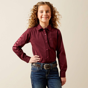 Ariat Girl's Port Royale Stripe Team Kirby Shirt