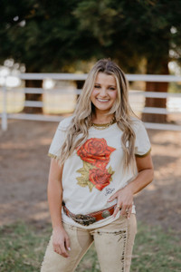 Rodeo Quincy Women's Rosita's Holly Tee Rodeo Quincy Women's Rosita's Holly Tee