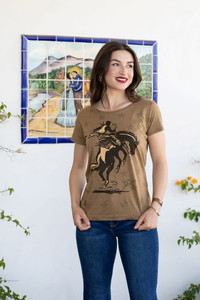 Rodeo Quincy Women's Bronc Buster Tommy Tee Rodeo Quincy Women's Bronc Buster Tommy Tee