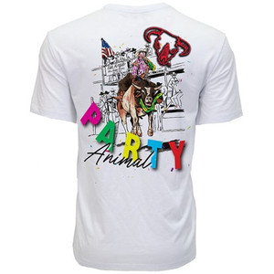 Bad Company Multi-Color Party Animal Logo T-Shirt Bad Company Multi-Color Party Animal Logo T-Shirt