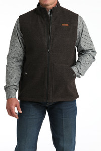Cinch Men's Brown Knit Vest