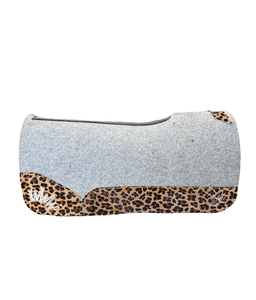 Best Ever Pads 30X30 3/4" Thick Kush Leopard Hide Saddle Pad