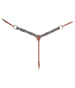 Martin Saddlery 2" Black Natural Mohair Fiber Breastcollar