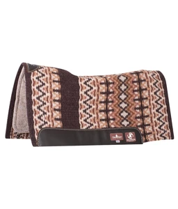 Classic Equine 32x34 Zone Series Coffee Latte 3/4" Felt Blanket Top Pad