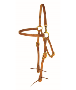 Harness Leather Mule Snap Headstall