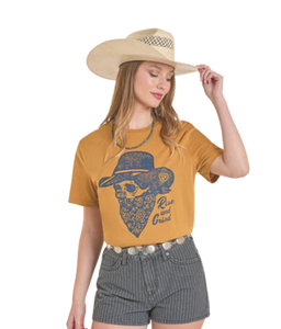 Rock & Roll Gold Rise and Grind Graphic Tee