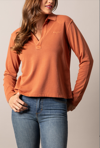Kimes Ranch Women's Spice Red Abby Top