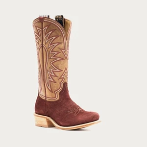 Hyer Women's Burgundy Rose Hill Cutter Toe Boots