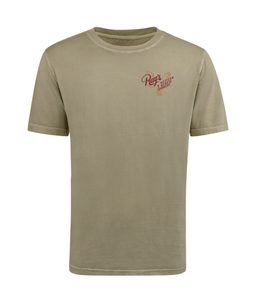 Ray's Original Saddle Print Sage Double Sided Tee