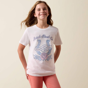 Ariat Girl's Western Stitch Horseshoe T-Shirt