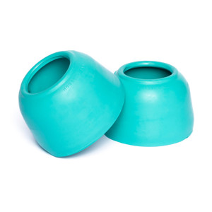 Turquoise Rubber Bell Boots