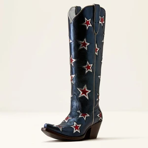 Ariat Women's Navy Casanova Star X Toe Western Boots