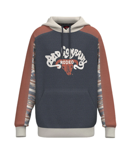 Bad Company Rodeo Men's Navy/Red Hoodie
