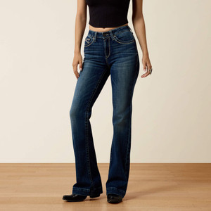 Ariat Women's Decatur High Rise Teresa Slim Trouser Jeans