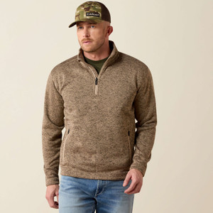 Ariat Men's Savannah Tan Caldwell 1/4 Zip Sweater