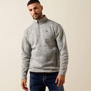 Ariat Men's Nulla Heather Caldwell 1/4 Zip Sweater