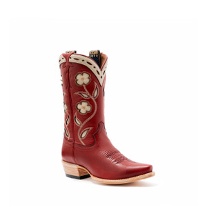 Hyer Women's Hope Bright Cherry Cowhide Boots