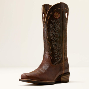 Ariat Women's Deepest Tan Lucera Narrow Cutter Toe Western Boots