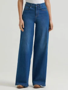Wrangler Women's Vienna Bespoke High Rise Wide Leg Jean