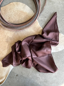 Chocolate Solid Silk Wild Rag Chocolate Solid Silk Wild Rag