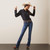 Ariat Women's REAL Perfect Rise Leila Boot Cut Jean