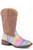 Roper Youth Multi Rainbow Glitter Boot
