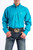 Cinch Men's Solid Turquoise Button-Down Western Shirt